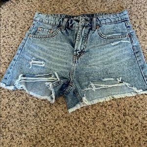High waisted shorts